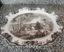 The Friendly Village Johnson Bros Vintage 20 Inch Oval Turkey Serving Platter