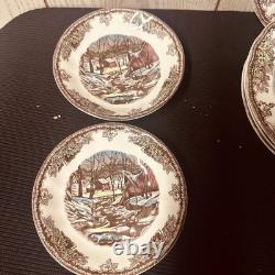 The Friendly Village by Johnson Brothers Vintage Plates, Egg Cups, Bowls