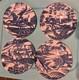 Tiffany & Co Ironstone Menagerie Plates Johnson Brothers England Set Of 4