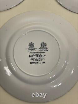 Tiffany & Co Johnson Brothers England Plate By Appt Of Queen Elizabeth Set Of 5