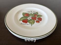 Tiffany & Co Staffordshire 8 Berry Assort Plates by Johnson Brothers (334ME)