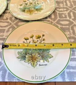 Tiffany & Co. Wild Flowers Salad/Appetizer Plates by Johnson Bros 8 8 Plates