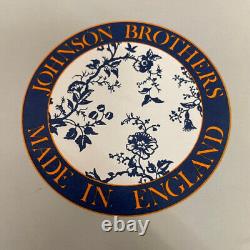 Unused Johnson Brothers Old Bradbury Oval Plate 6 pieces