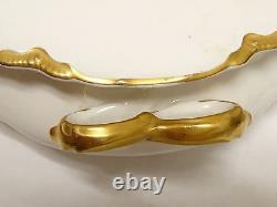 VINTAGE Johnson Bros England Chantilly Gold Edged COVERED SERVING DISH