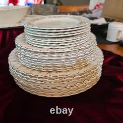 VINTAGE Johnson Brothers plates and bowls set RARE floral, made in England