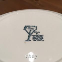 VTG Friendly Village Christmas Holiday Johnson Brothers Chop Plate 12 England