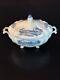 Vtg Johnson Bros Rare English Gardens Blue & White Soup Tureen