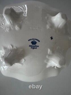 VTG JOHNSON BROS Rare English Gardens Blue & White Soup Tureen