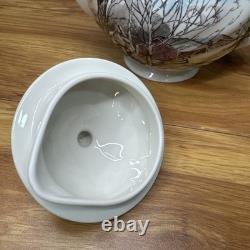 VTG Johnson Bros China The Friendly Village Teapot Sugar Maples England