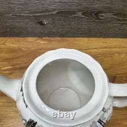 VTG Johnson Bros China The Friendly Village Teapot Sugar Maples England