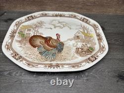 VTG Johnson Bros England BARNYARD KING 20.5x16 Large Turkey Serving Platter