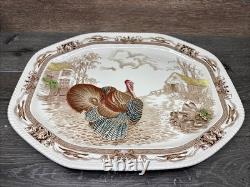 VTG Johnson Bros England BARNYARD KING 20.5x16 Large Turkey Serving Platter