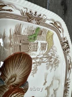 VTG Johnson Bros England BARNYARD KING 20.5x16 Large Turkey Serving Platter
