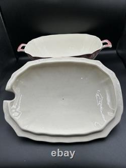VTG Johnson Brothers England Old Britain Castles Pink Crown Large Lidded Tureen