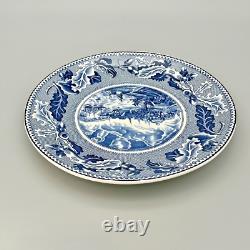 VTG Johnson Brothers HISTORIC AMERICA BLUE Colossal Cup & Saucer GREAT CONDITION