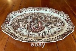 VTG Johnson Brothers His Majesty Large Turkey Platter Transferware England 20L