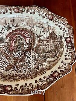 VTG Johnson Brothers His Majesty Large Turkey Platter Transferware England 20L