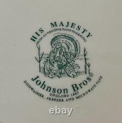 VTG Johnson Brothers His Majesty Large Turkey Platter Transferware England 20L