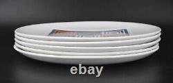 VTG Johnson Brothers Piazza Ironstone Snowhite Set of 11 Dinner & Bread Plates