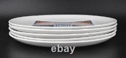 VTG Johnson Brothers Piazza Ironstone Snowhite Set of 11 Dinner & Bread Plates