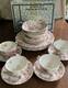 Vtg Johnson Brothers Rose Chintz (4) 5 Pc Place Settings Nib