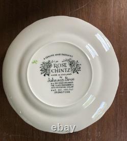 VTG Johnson Brothers Rose Chintz (4) 5 pc place settings NIB