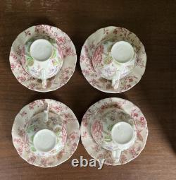 VTG Johnson Brothers Rose Chintz (4) 5 pc place settings NIB