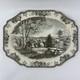 Vtg Johnson Brothers The Friendly Village Village Scene Turkey Platter 20