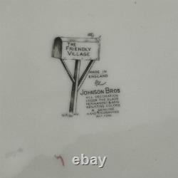 VTG Johnson Brothers The Friendly Village Village Scene Turkey Platter 20