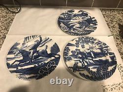 VTG Tiffany & Company Menagerie Plates Set of 3 by Johnson Bros England HRM