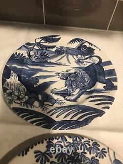 VTG Tiffany & Company Menagerie Plates Set of 3 by Johnson Bros England HRM