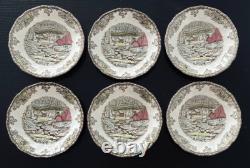 Vintage 1960s Johnson Bros Friendly Village The School House Dishes 37PC