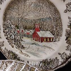 Vintage 1960s Johnson Bros Friendly Village The School House Dishes See Descript