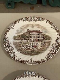 Vintage Antique Johnson Brothers Heritage Hall Set Serving Dishes