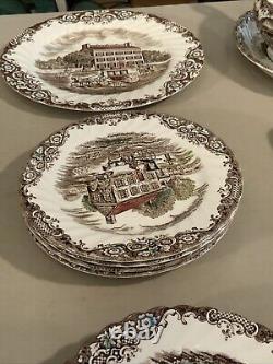 Vintage Antique Johnson Brothers Heritage Hall Set Serving Dishes