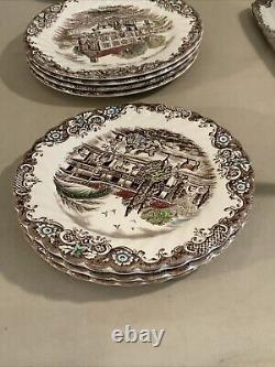 Vintage Antique Johnson Brothers Heritage Hall Set Serving Dishes