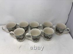Vintage Friendly Village Johnson Bros China Set 53 Pieces of Timeless Elegance