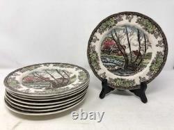 Vintage Friendly Village Johnson Bros China Set 53 Pieces of Timeless Elegance