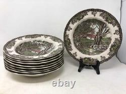 Vintage Friendly Village Johnson Bros China Set 53 Pieces of Timeless Elegance