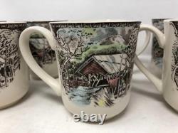 Vintage Friendly Village Johnson Bros China Set 53 Pieces of Timeless Elegance
