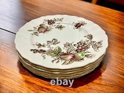 Vintage Hand Engraved 52pc China Set 1970's Johnson Bros England Harvest Time