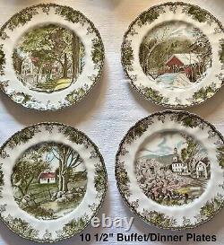 Vintage Huge Lot of 110pcs Johnson Brothers Friendly Village Dinnerware ESTATE