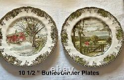 Vintage Huge Lot of 110pcs Johnson Brothers Friendly Village Dinnerware ESTATE