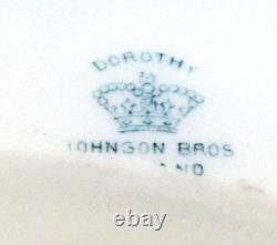 Vintage JOHNSON BROS Royal Ironstone 16 Transferware Platter DOROTHY