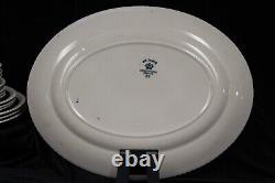 Vintage Johnson Bros 1920s Ranelagh 28-Piece Ironstone Dinner Set Rare