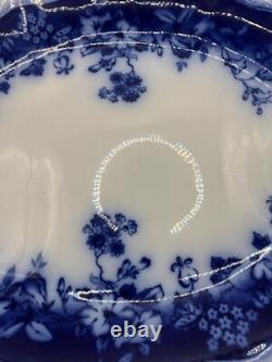 Vintage Johnson Bros Clayton Flow Blue Ironstone Oval Serving Platter