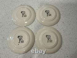 Vintage Johnson Bros England FRIENDLY VILLAGE 20 Piece Dinnerware Set For 4