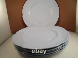 Vintage Johnson Bros England Greydawn Blue Set of 6 Dinner Plates A