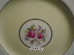 Vintage Johnson Bros. England Pareek Green Gold Dinner Plate Jb438 Lot Of 9