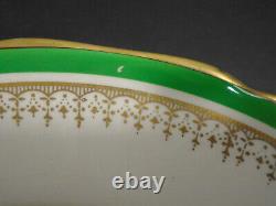 Vintage Johnson Bros. England Pareek Green Gold Dinner Plate Jb438 Lot Of 9